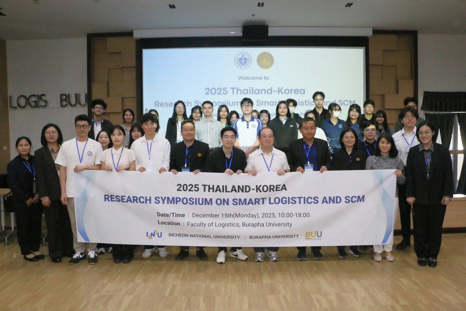 คณะโลจิสติกส์ มหาวิทยาลัยบูรพา ร่วมกับ Graduate School of Logistics (GSL), Incheon National University (INU) สาธารณรัฐเกาหลีใต้ จัดกิจกรรมสัมมนาเครือข่ายวิจัยระดับนานาชาติ 2025