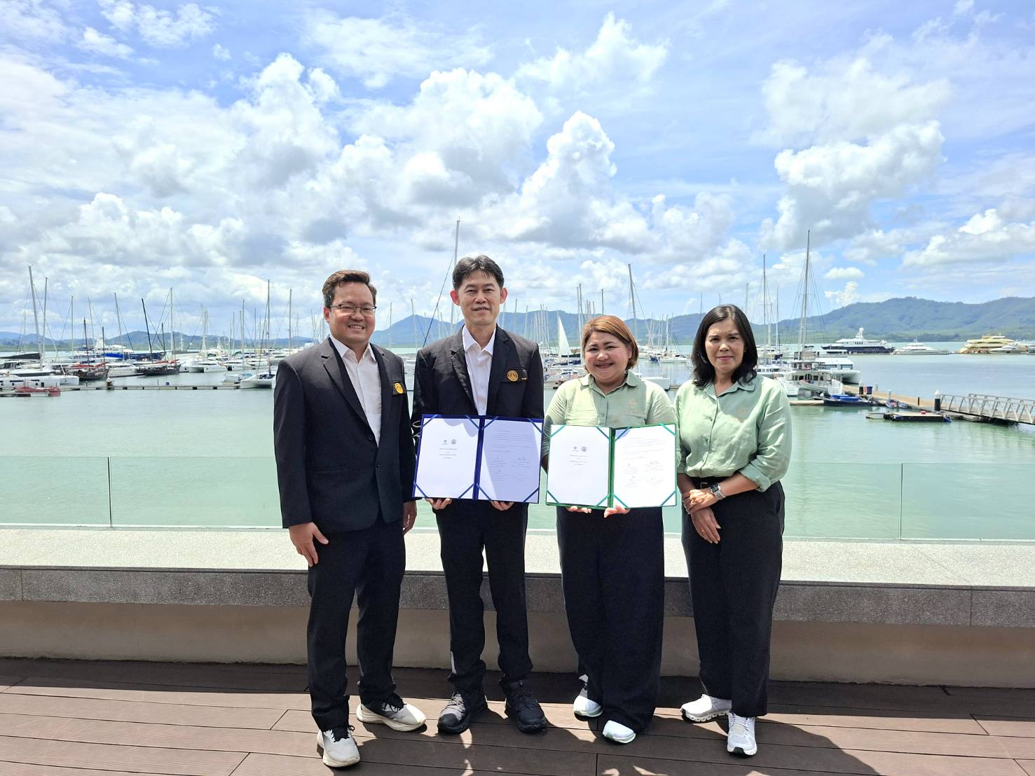 ลงนามบันทึกข้อตกลงความร่วมมือทางวิชาการกับบริษัท ภูเก็ต ไอร์แลนด์ มารีน่า จำกัด