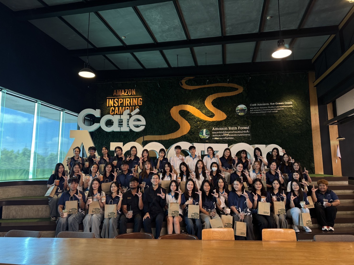 กิจกรรมศึกษาดูงาน ณ ศูนย์ธุรกิจคาเฟ่ อเมซอน ☕️ และ KWE: Kintetsu World Express (Thailand)